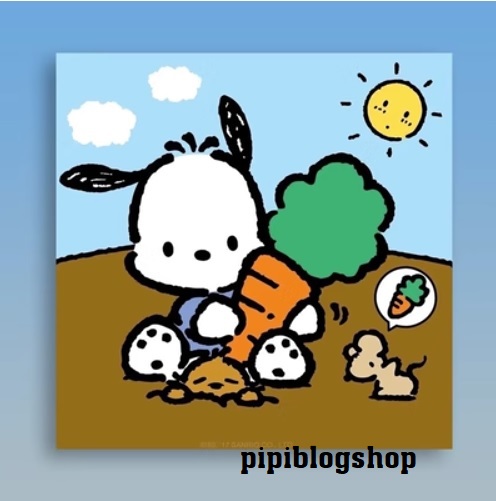 Tranh Tô Màu 20×20: Chó Pochacco - Shop Gấu Bông Pipi Blog Shop